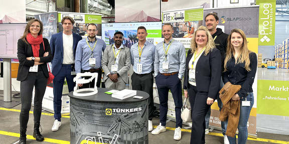 Das Flextools-Team auf der Tünkers Fachmesse