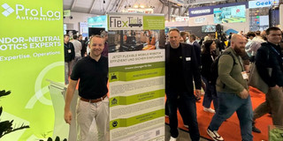 Tobias Schrage auf der Logimat in Stuttgart